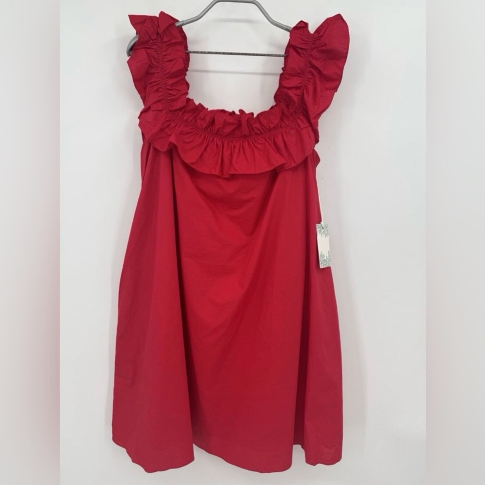 Tuckernuck Red Maria Mini Dress size XS
